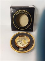 Chokin 24k Gold Edged Plate W/Box FLORIDA U15A