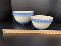 2-Longaberger Mixing Bowls