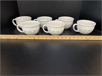 6-Longaberger Handled Cups