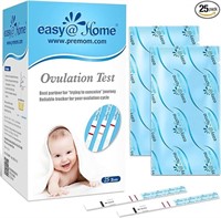 07 2022)Easy@Home 25 x Ovulation Test Strips, Ovul