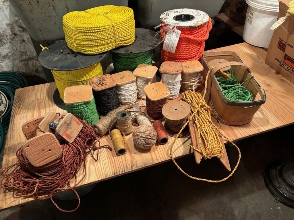 Spools of Rope and String