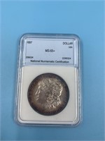 1897 Morgan silver dollar MS65+ by NNC