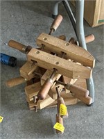 6 WOOD CLAMPS