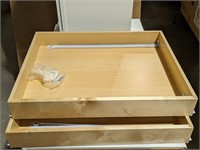 Light Wood drawer - 26w x 20.5d x 3.5h