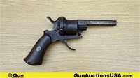 .28 Caliber Revolver. Needs Repair. 3.25" Barrel.