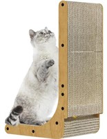 Togarhow Cardboard Cat Scratcher with Cat Toys