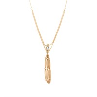 A Lady's Aquamarine Necklace in 18K Gold