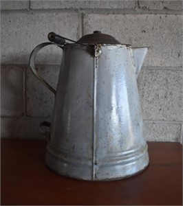 Enameled Ware Campfire Coffee Pot
