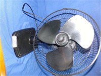 Black Oscillating Fan - No Cover