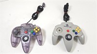 AS IS Vintage Nintendo 64 Controllers (x2)