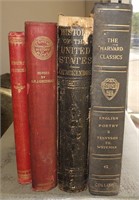 4 Antique Hardcover Books 1870-1912
