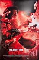 Autograph COA Hunt for Red October 24x36 Poster