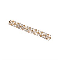 14K TWO TONE GOLD 14.45CT DIAMOND BRACELET