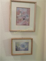 Two Framed & Matted Prints