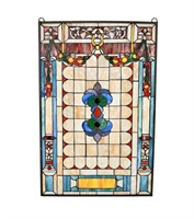 Jeweled Stained & Leaded Glass Window