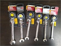 6pc ACE Gear Wrench Ratcheting Wrenches MM