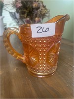 CARNIVAL GLASS PITCHER