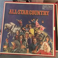 Vintage Vinyl Record Set All Star Country Readers