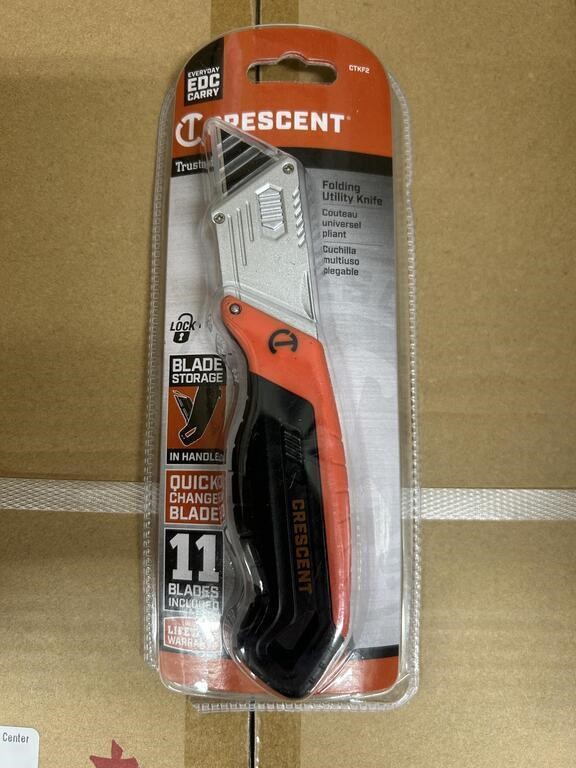 (300x) Crescent Folding Utility Knife