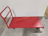 Red Metal Cart