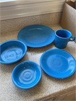 Fiesta wear place setting blue