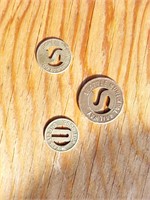 3 TRANSIT COINS