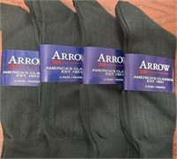 12 PAIRS ARROW MEN'S DRESS SOCKS Shoe Sz.7-12