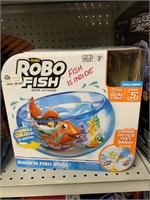 Robo fish . Fish inside box