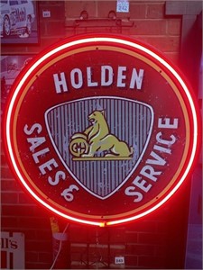 Holden Sales & Service Light Up Neon Sign FC FE