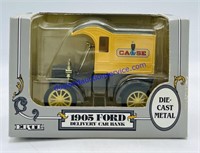 1:25 Scale Ertl 1905 Ford Case Delivery Car Bank