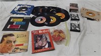 Beatles book, 45s & inserts