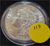 1882 UNC MORGAN SILVER DOLLAR