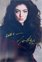 Autograph COA Lorde Photo