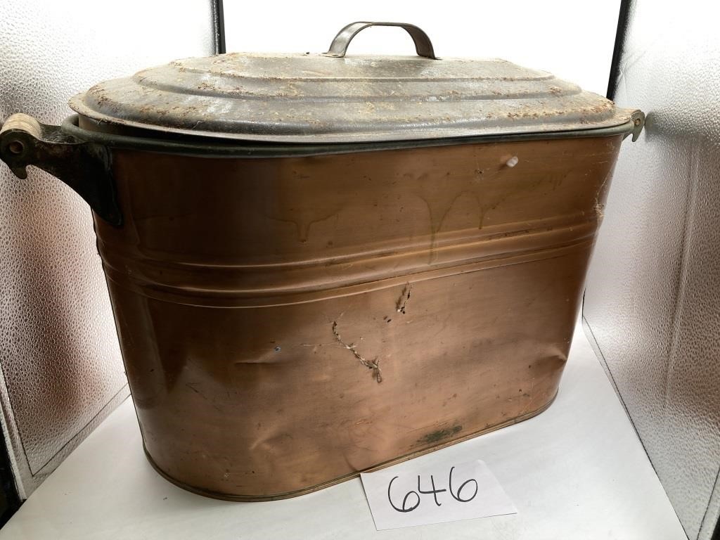 Copper Boiler and Lid