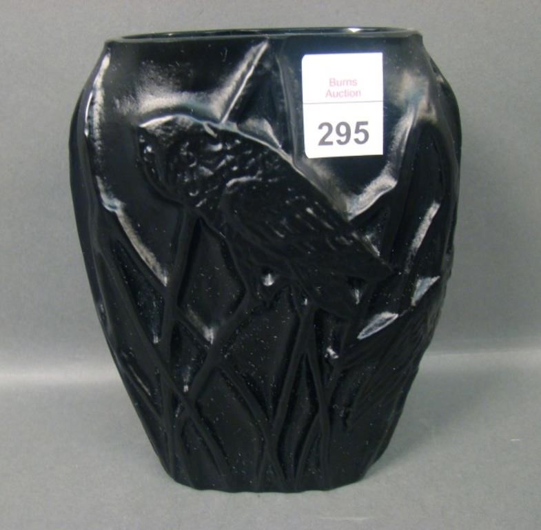 Consolidated Matte Black #2756 Screech Owl Vase