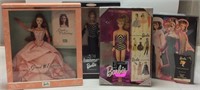 (4)ANNIVERSARY AND COLLECTOR EDITION BARBIES