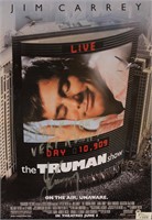 Truman Show Jim Carrey Autograph Poster