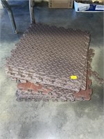 Interlocking foam tiles