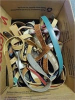 Box of belts.