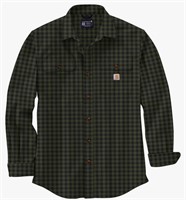 Carhartt Loose Fit Flannel Long-Sleeve Plaid Shirt