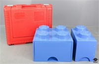 Lego Stackable Storage Bricks & Storage Case / 3