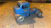 Metal toy semi truck without trailer