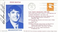 Daniel Brandenstein signed 1978 Space Shuttle comm