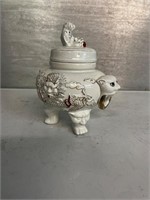 Vintage Chinese porcelain, incense burner 8”