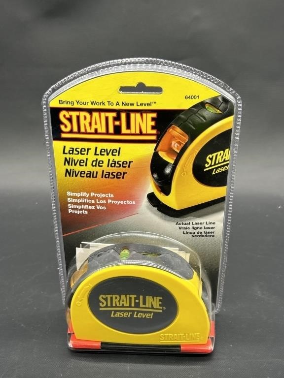 Strait-Line Laser Level Sealed in Factory Package