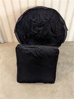 Foldable Papasan Chair w/ Footstool