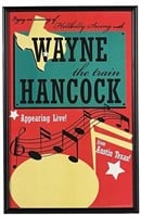 Wayne "The Train" Hancock Vintage Concert Poster