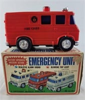 Toy light up Firetruck, untested.