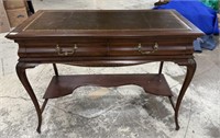 Antique Reproduction Mahogany Foyer Console Table