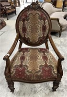 Antique Reproduction French Traditional Arm Chair